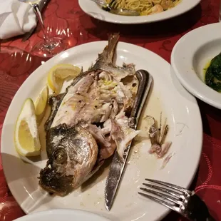 Perfectly roasted fish