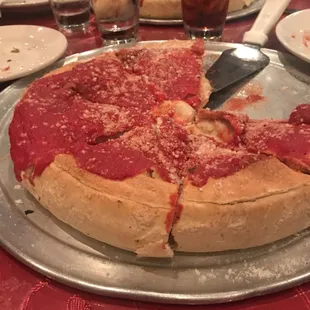 Stuffed Chicago Style Pizza