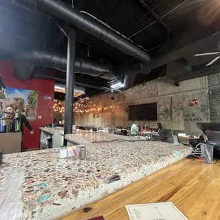 The bar/ seating area