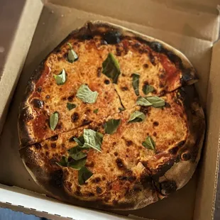 a pizza in a box