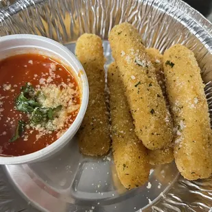 Fried Mozzarella Cheese
