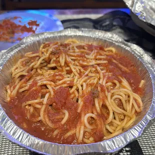Kids Spaghetti with Meat Sauce