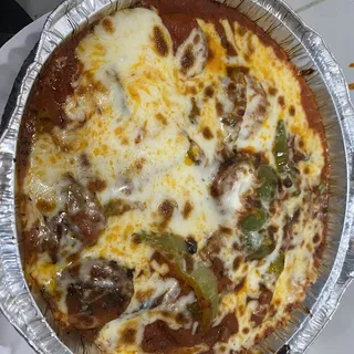 Sausage Pepper Parmigiana