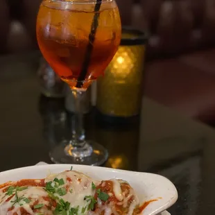 Meatballs and Italian Spritz