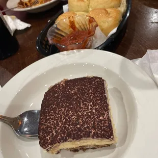 Enjoying my favorite dessert at my new favorite local Italian place. 1/2 price bottles on Tuesday and Wednesdays!!