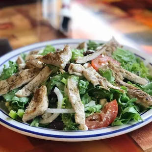 Greek Salad with Chicken