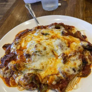 Sausage Pepper Parmigiana