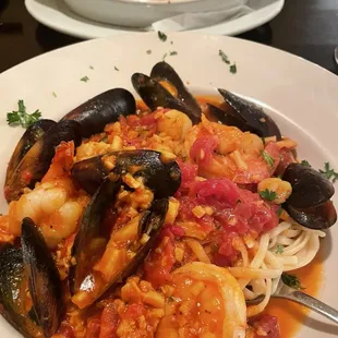 Frutti de Mare &amp; pasta sampler