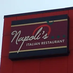 New sign on building out by Walmart but across highway to north .    In hotel.   Great place.