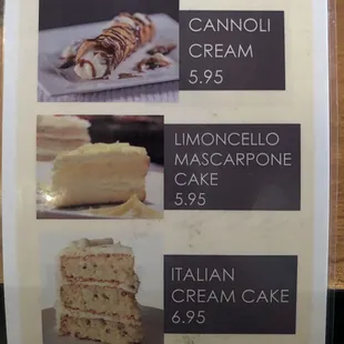 Desserts