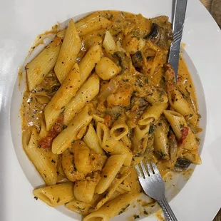 Shrimp and scallop Di Napoli