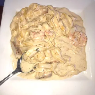 Chicken &amp; Shrimp Alfredo