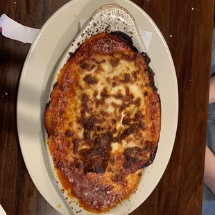 Bowl of manicotti