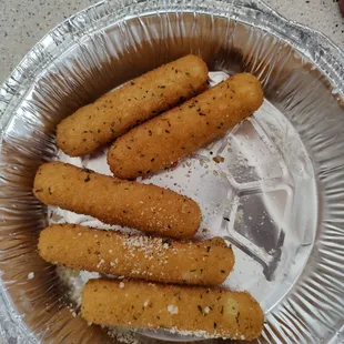 Mozzarella cheese sticks