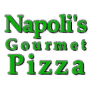 a logo for napoli's gourmet pizza