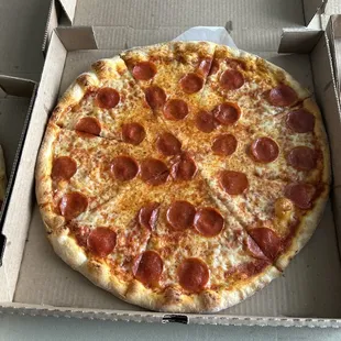 Pepperoni pizza