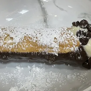 Chocolate Dipped Cannoli!