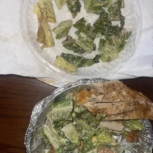 Chicken caesar salad