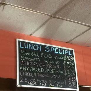 Lunch specials!