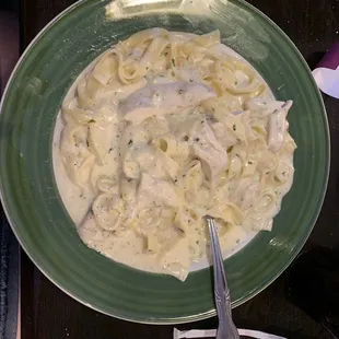 Chicken fettuccine Alfredo
