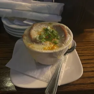 a bowl of soup
