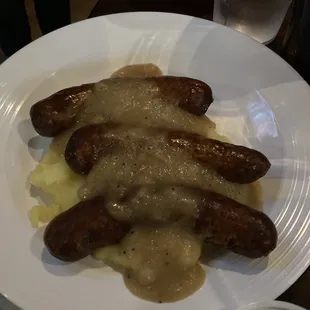 Bangers and mash