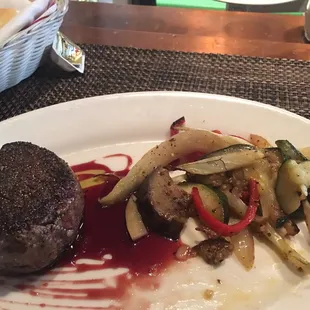 Filet - medium.  Cooked perfectly.  Melted like butter!