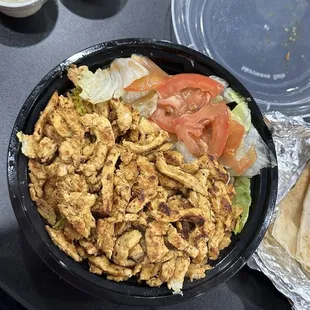 Chicken Shawarma platter