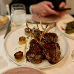 Double lamb chops 10/10