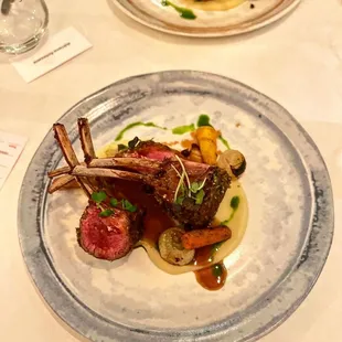 Grilled Lamb Rack