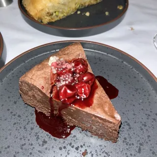 Flourless Chocolate Yogurt Mousse Cake