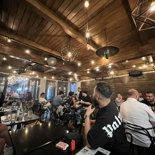 Outside seating area