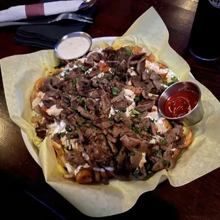 Carne asada fries. Huge portion and delicious