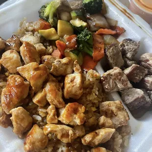 H10. Steak &amp; Chicken Hibachi express