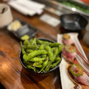 Garlic Edamame