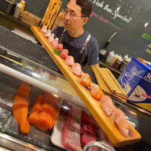 sushi and sashimi