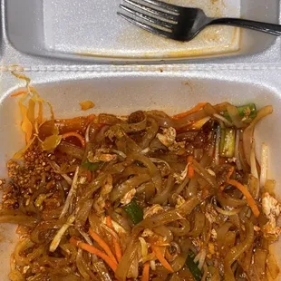 This is pad Thai  NO!!! Nothing Thai about it