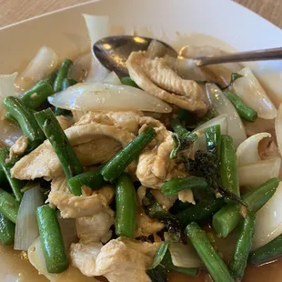 Thai basil chicken