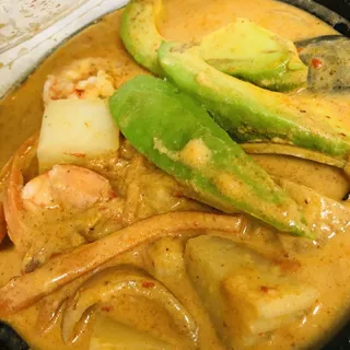 Simmered Beef Massaman Curry w/Avocado