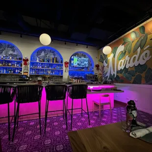 Bar area