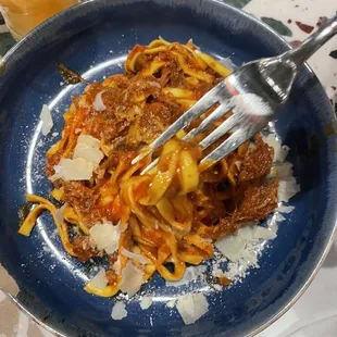Braised Boar Fettuccine