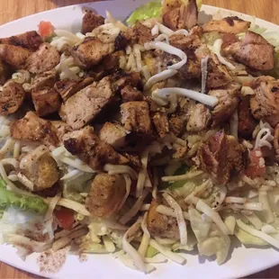 Chicken salad with no fries