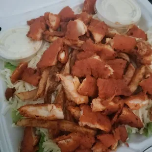 Buffalo Chicken Salad!! Bang for your buck!