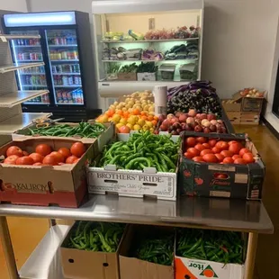 a variety of vegetables
