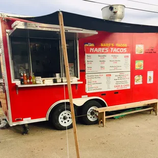 Nare's Taco stand in Granbury
