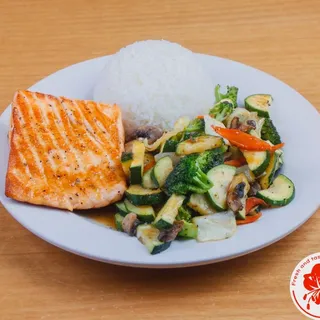 Salmon Teppanyaki