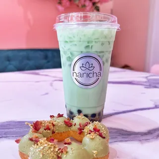 Mung Bean Pandan Latte