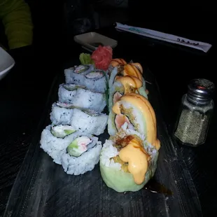 Mmmmm good sushi! Ask for Marry! She is an amazing server!