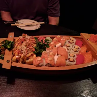 Assortment of sushi we ordered