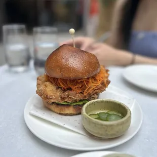 Korean Fried Chicken Sandwich